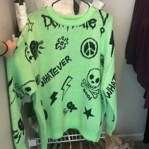 Adika neon green sweater